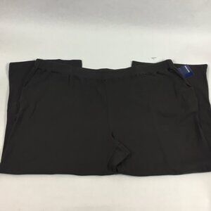 (NWT) Basic Editions Women Brwn EGP Knit Pant Year Round